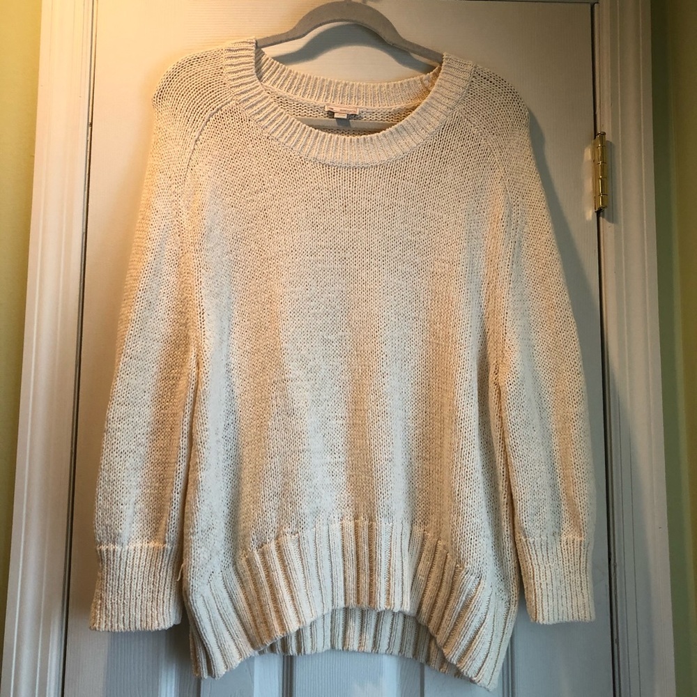 Beautiful Cream Knit Sweater Size XXL - SO COMFY